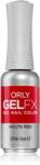 ORLY Gelfx Gel unghii cu gel folosind UV / lampă cu LED culoare Haute Red 9 ml