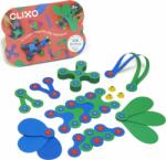 CLIXO Echipajul CLIXO albastru și verde - set de construcție magnetic cu 30 de piese (MA8-CREW-BG30)