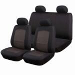 Ro Group Set Huse Scaune Auto pentru Peugeot 407 - New Style, Negru Grena, 9 bucati