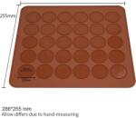 Cakesicq Szilikon macaron forma 28 × 25 cm - Cakesicq (ilccqfm.25s)