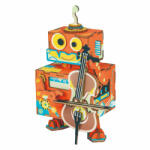 Robotime 3D puzzle játék doboz Zenés robot (AMD53)
