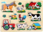 Legler Fa puzzle kirakós játék farm 9 db (LE1767)