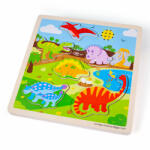 Bigjigs Toys fa puzzle Dinoszauruszok 6 db (BJ34033)