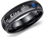  Her King Gyűrű - Fekete/59mm