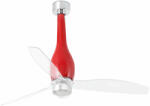 Faro Barcelona Eterfan M piros-átlátszó LED mennyezeti csillár ventilátor (FAR-32005-9) LED 1 izzós IP20 (32005-9)