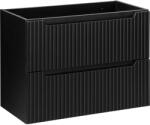 Comad Nova Black szekrény 80x39x57 cm mosdókagyló alá akasztható fekete NOVA BLACK D2 82-80-2S