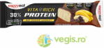 MOOVEAT Baton Proteic 30% cu Ciocolata si Banane fara Gluten si Zahar Adaugat - Vita Rich 60g