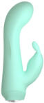 Cuties Mini 4 - vibrator cu baterie, cu iepuraș pentru clitoris (verde) (54024680000) Vibrator