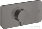 Hansgrohe AXOR ONE termosztátos falsík alatti kád /zuhany csaptelep, szálcsiszolt fekete króm 45711340 (45711340)