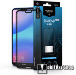 MyScreen HUAWEI P20 Lite, MYSCREEN DIAMOND GLASS LITE EDGE üvegfólia, 9H, Full, Fekete