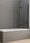 New Trendy New Soleo Black zuhanyparaván 100 cm kétrészes fekete matt/átlátszó üveg P-0042 (P0042)