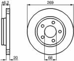 Bosch Disc frana BOSCH 0 986 478 316 (0 986 478 316)