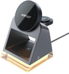 ACEFAST 3in1 Desktop Magnetic Wireless Charging Station 20.5W - тройна поставка (пад) за безжично зареждане за iPhone с Magsafe, Apple Watch, AirPods Pro и Qi съвместими устройства (черен)