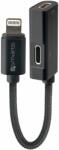 4smarts Lightning to 2x Lightning Audio Splitter SoundSplit - Lightning адаптер към 2x Lightning изхода (6см) (черен)