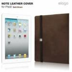elago Note Leather Cover - луксозен кожен калъф за iPad Air, iPad 5 (2017), iPad 2/3/4 (естествена кожа-ръчна изработка)