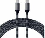 Satechi USB-C to USB-C Charging Cable 100W - USB-C към USB-C кабел за MacBook и устройства с USB-C порт (200 cm) (сив)