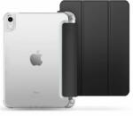 Tech-Protect SC Pen Hybrid Case - кожен кейс и поставка за iPad Air 5 (2022), iPad Air 4 (2020) (черен)