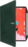 SwitchEasy CoverBuddy Folio Lite - кожен кейс с поставка и отделение за Apple Pencil 2 за iPad Pro 11 (2020) (тъмнозелен)