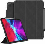Ringke Smart Case - полиуретанов калъф с поставка и отделение за Apple Pencil 2 за iPad Pro 11 (2020) (черен)