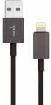 Moshi Lightning to USB Cable - USB кабел за iPhone X, iPhone 8, iPhone 7, iPad, iPod с Lightning (100 см) (черен)