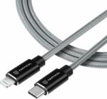 Tactical Fast Rope MFi Kevlar USB-C to Lightning Cable PD 20W - сертифициран (MFi) USB-C към Lightning кабел за Apple устройства с Lightning порт (30 см) (сив)