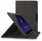 Belkin Slim Folio - кожен кейс и поставка за Samsung Galaxy Tab 10.1 инча (черен)
