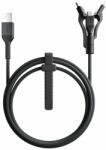 Nomad Kevlar USB-A to Universal Cable v2 - здрав кевларен кабел за устройства с Lightning, microUSB и USB-C порт (150 см) (черен)