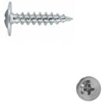 EU gyártó D-fejű peremes lemezcsavar, PH 4, 2x13 (DIN968-C, horganyzott)