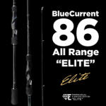 YAMAGA Blanks YAMAGA BLUE CURRENT 86TZ ALL RANGE ELITE 2.58m 3-21gr Fuji Titanium Torzite horgászbot (YB01651)