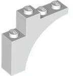 LEGO® 80543c1 - LEGO fehér boltív 1 x 4 x 3 méretű (80543c1)