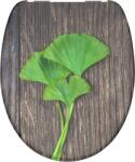 Eisl Ginko& Wood Wc-ülőke, Duroplaszt, Műanyag Zsanér, Lecsapódásgátlós, Mintás