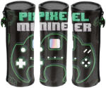 PASO Penar școlar cilindric Paso Pixel Miner - Cu 1 fermoar (PP23HL-003) Penar