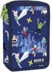 BackUP Penar școlar echipat BackUP - Super Game, cu 2 fermoare (PB4DW51) Penar