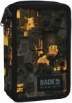 BackUP Penar școlar cu rechizite BackUp DW - Mecanic, 2 fermoar (93441) Penar