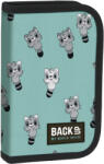 BackUP Penar cu instrumente de scris BackUp SW - Raccoon, 1 fermoar și 2 aripi (88980) Penar