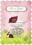 Gespaensterwald Felicitare Gespaensterwald Romantique - It's a girl (1555140111)