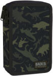 BackUP DW - Dinosaurs necesar cu accesorii, 2 fermoare (88683) Penar