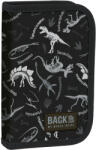 DERFORM Penar școlar echipat Derform BackUp - Black dinosaurs, 1 fermoar (88928) Penar