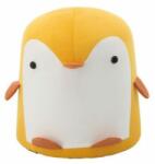 Chomik Taburet pentru copii, model pinguin, textil, lemn, galben si alb, max 50 kg, 28x34 cm, Chomik (PHO8830) - artool