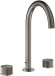 GROHE Atrio Private Collection 3-lyukas mosdócsaptelep, 1/2″ L-es méret, szálcsiszolt grafit 20595AL0 (20595AL0)