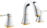 GROHE Grandera 3-lyukas mosdócsaptelep, 1/2″ M-es méret, króm/arany 20624IG0 (20624IG0)
