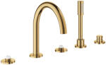 GROHE Atrio Private Collection 5-lyukas kádkombináció, arany 25224GL0 (25224GL0)