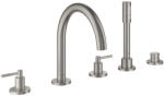 GROHE Atrio 5-lyukas kádkombináció, SuperSteel 29407DC0 (29407DC0)