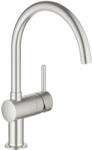 GROHE Vento Egykaros mosogatócsap 1/2", SuperSteel 30427DC0 (30427DC0)