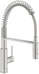 GROHE Via Cosmo Egykaros mosogatócsap 1/2", SuperSteel 30614DC0 (30614DC0)