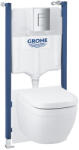 GROHE Solido 6-in-1 set with Euro Ceramic WC 3 - 6 l, 1.13 m installation height with GROHE Fresh, 39889000 (39889000)