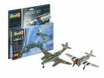 Revell Combat Set Me262 & P-51B 1: 72 makett készlet festékkel és kiegészítőkkel (63711) (63711)