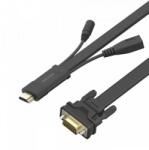 Astrum DA460 HDMI apa - VGA apa / 3, 5MM jack audio / micro usb all in one audio - video adapter