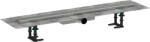 Hansgrohe RainDrain Compact 800 zuhanylefolyó komplett készlet lapos beépítéshez, szálcsiszolt rozsdamentes acél, HAN-56166800 (HAN-56166800)