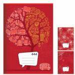 JUNIOR Jegyzetfüzet A4-es, 40 lapos - 444-es vonalas